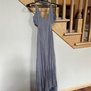 Free People Gray Lille Sold Out Maxi Dress